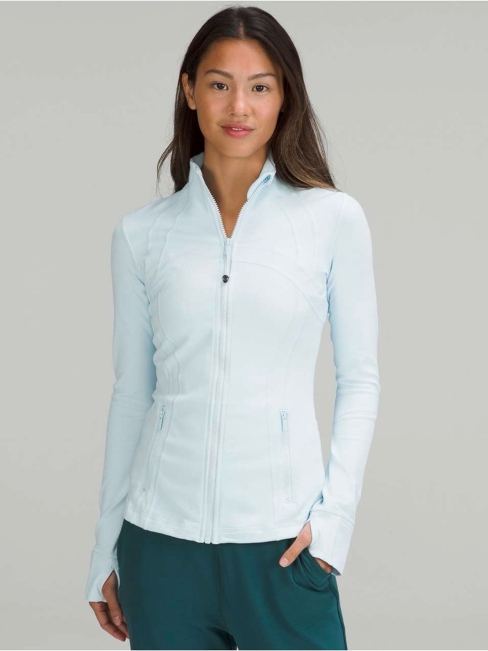 lululemon athletica Light Blue Full-Zip Utility Jacket